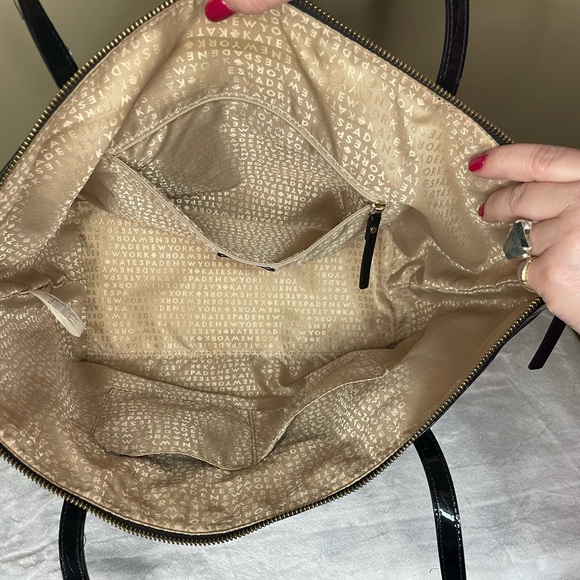 Kate Spade Black Patent Tote - Picture 4 of 13